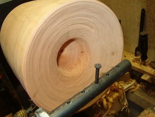 make a 1" wide hollow