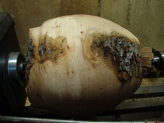 cut up from the bottom to leave an indication of where the screws will finish