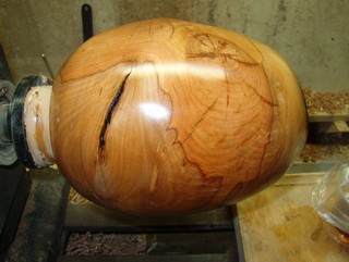 whole piece was sanded