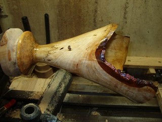 begin to finish the piece