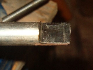 receiving platform of homemade tool at angle 1 