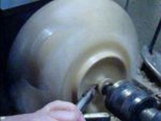  Gently cut away the tenon 