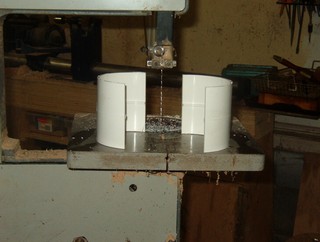 wodturning technique; building tools, cut pvc