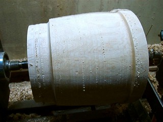 indicate the bottom with a cut 