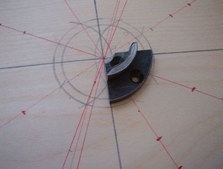  using a four jaw chuck jaw for marks