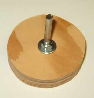  bottom of rough disk