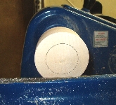 blank marked for hollowing