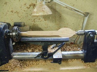 tenon in the chuck