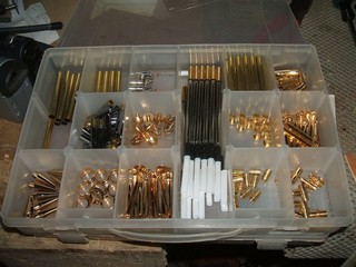 pen parts as separate kits in bags 