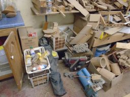 black bag is actually a folding chair