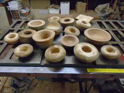 Mostly bowls and potpourri holders.   