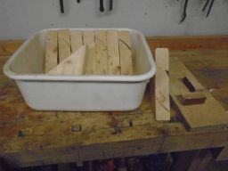 	brackets will eventually be finished and used to hang eaves trough	