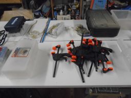 	a bunch of small clamps I again got from a dollar store	