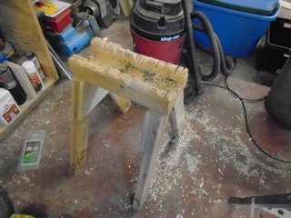 small bucking horse for woodturners