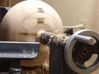 Once again the bowl is flipped around