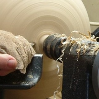 flatten the bottom of the bowl leaving the tenon