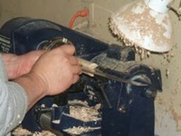 	Mark off the other sections with a  ruler and pencil. 	