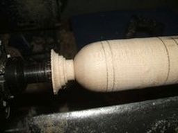 	Round the left end down like a bead.	