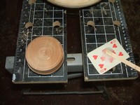 woodworking lathe technique: glue block