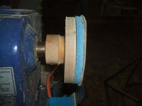 wodturning tip; sanding pad on bowl lathe